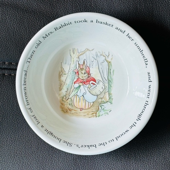 Wedgwood Peter Rabbit Oatmeal Cereal Bowl - Picture 2 of 7